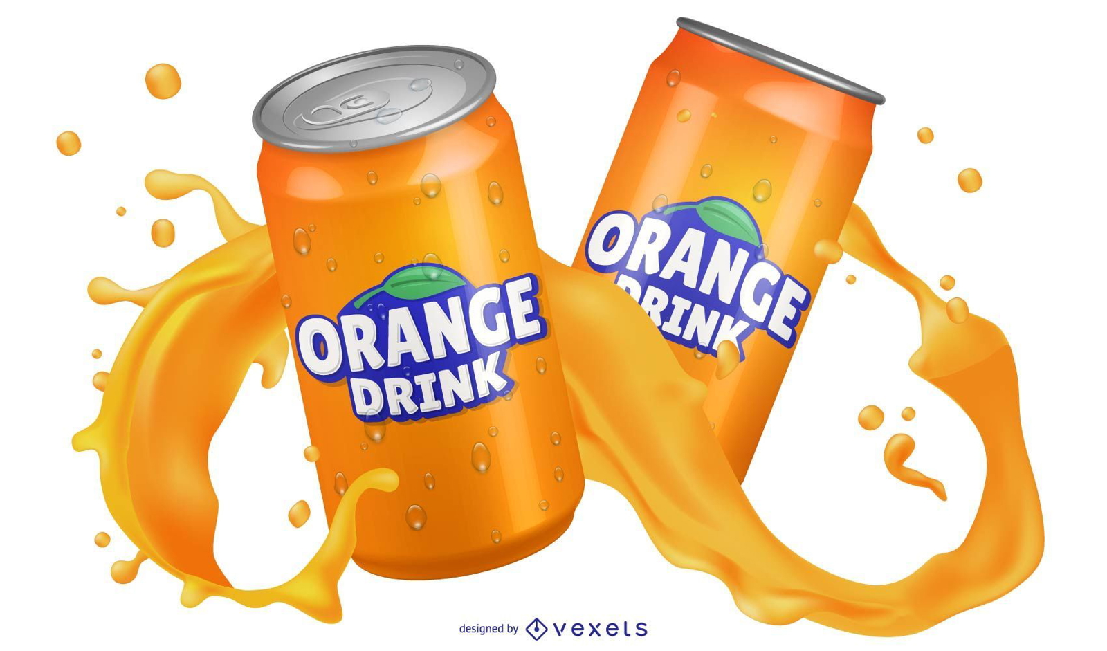 Orange Drink in a Can
