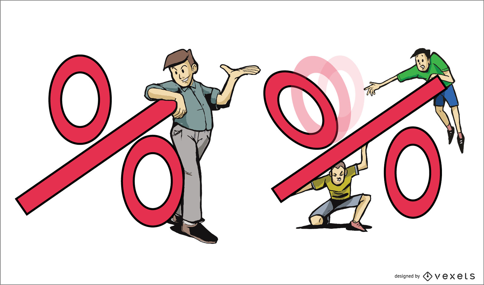 Percentage Illustration