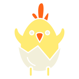 Ilustração de pintinho de páscoa Desenho PNG