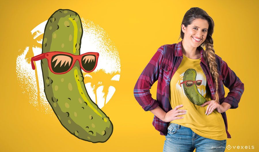 Pickle Glasses T-Shirt Design Pickle Glasses T-Shirt Design