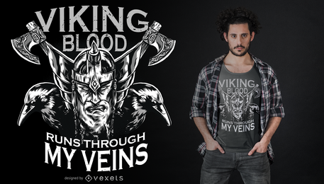 Viking Blood T-Shirt Design Viking Blood T-Shirt Design
