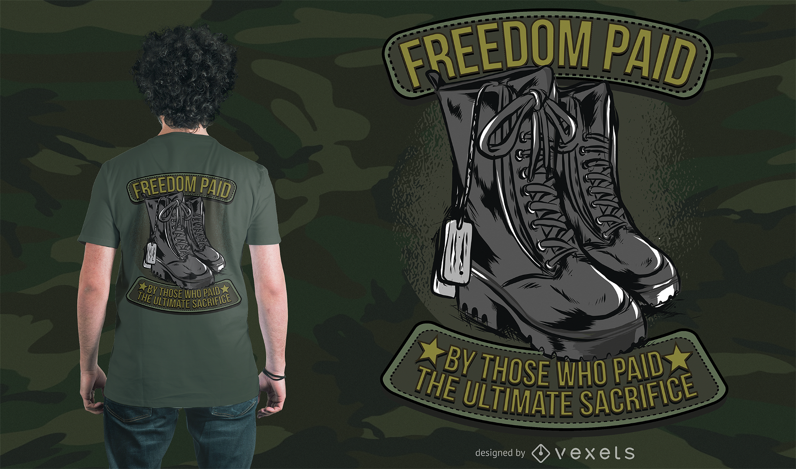Armee Freiheit T-Shirt Design