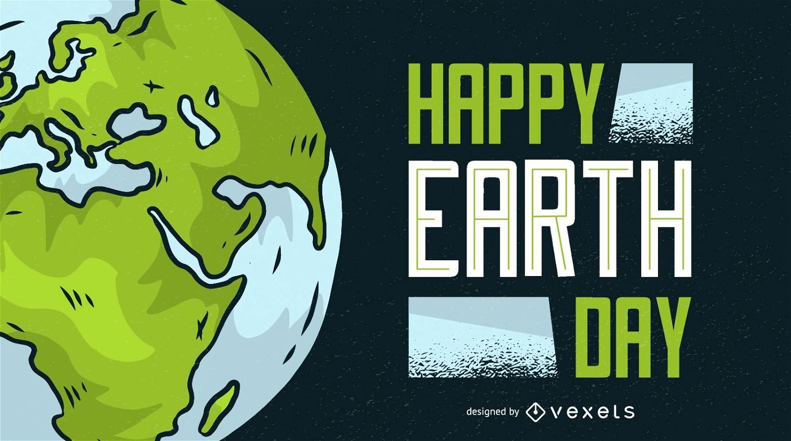 Happy Earth Day Illustration