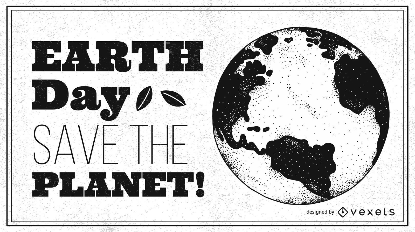 Design de folheto do Dia da Terra