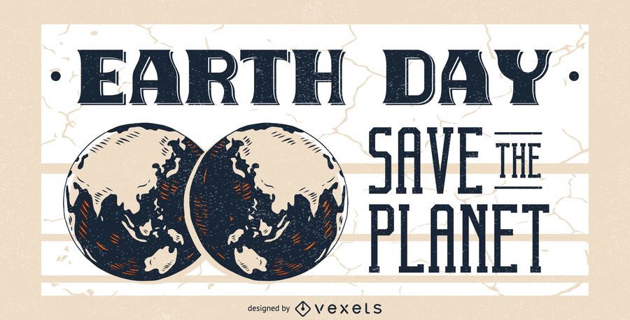 Design de cartaz do dia da terra do planeta Design de cartaz do dia da terra do planeta