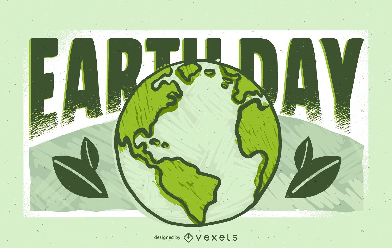 Earth Day Illustration Design