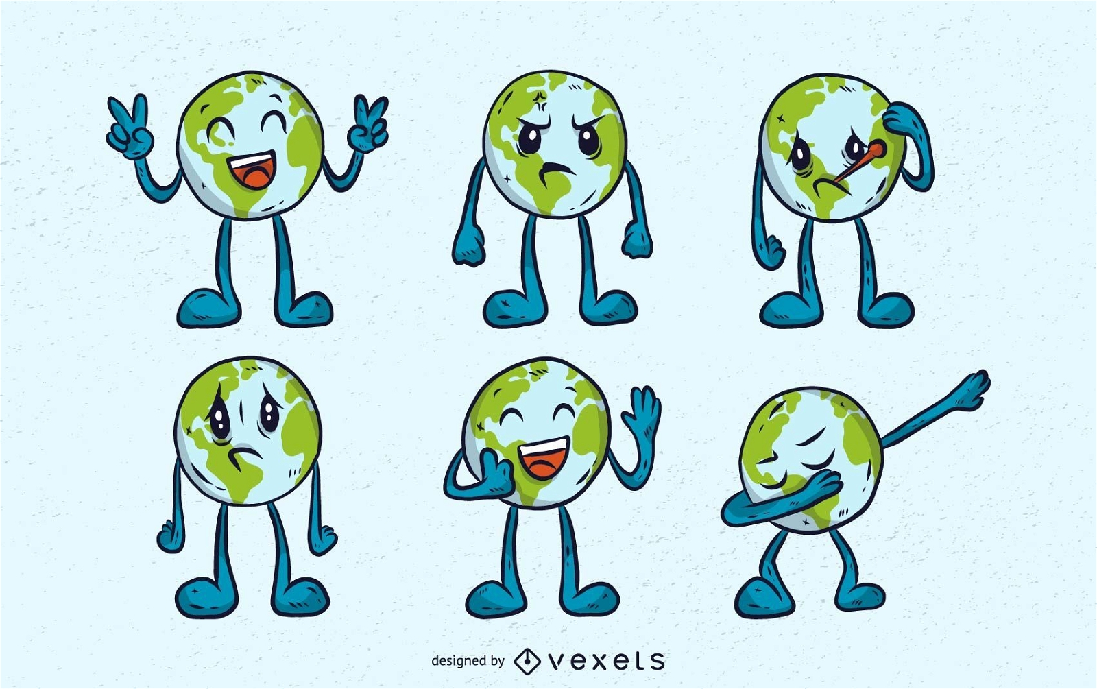 Conjunto de emojis de tierra