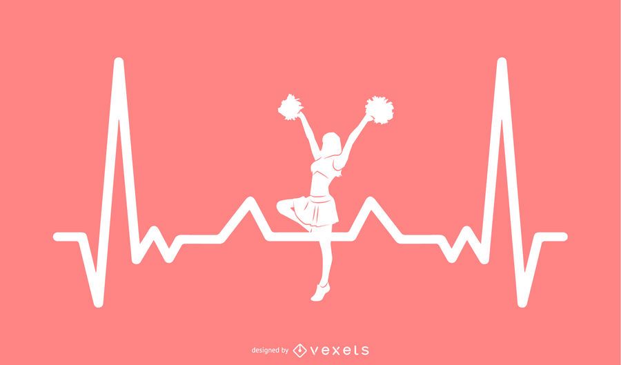 Cheering with Heartbeart Design Cheering with Heartbeart Design