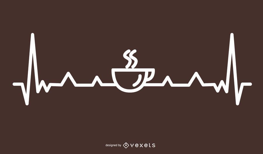 Línea de café Heartbeat Design Línea de café Heartbeat Design