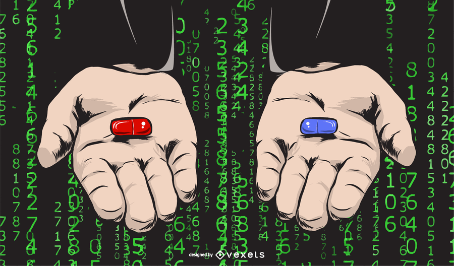 Pills Choice Movie Illustration Pills Choice Movie Illustration