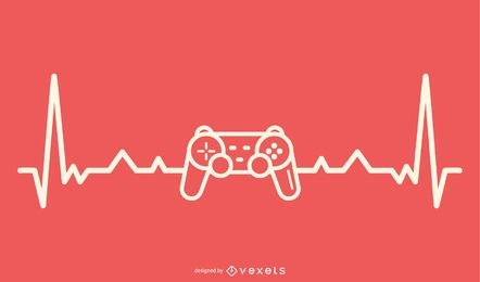 Videojuegos con diseño Heartbeat Line