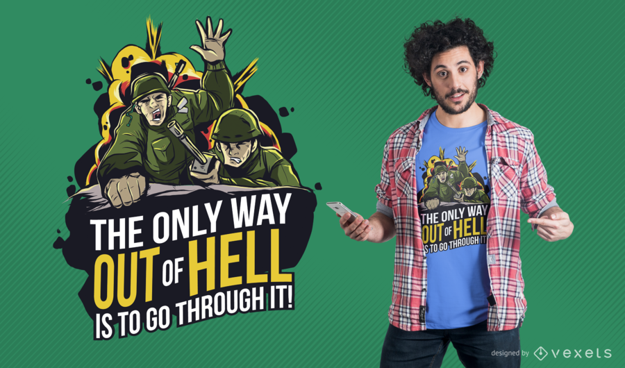 Army Escape T-Shirt Design Army Escape T-Shirt Design