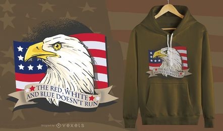 Design de camisetas American Patriot Eagle