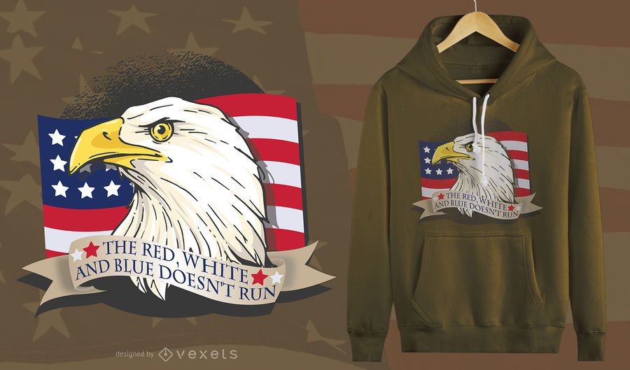 American Patriot Eagle T-Shirt Design American Patriot Eagle T-Shirt Design