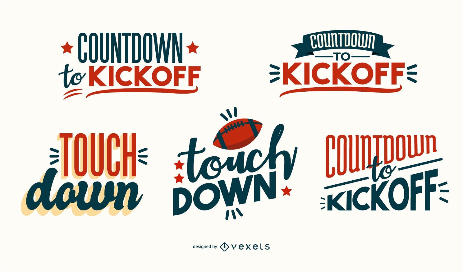Football Statements Lettering Design