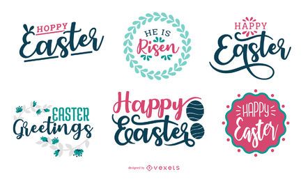 Happy Easter Lettering Design Happy Easter Lettering Design