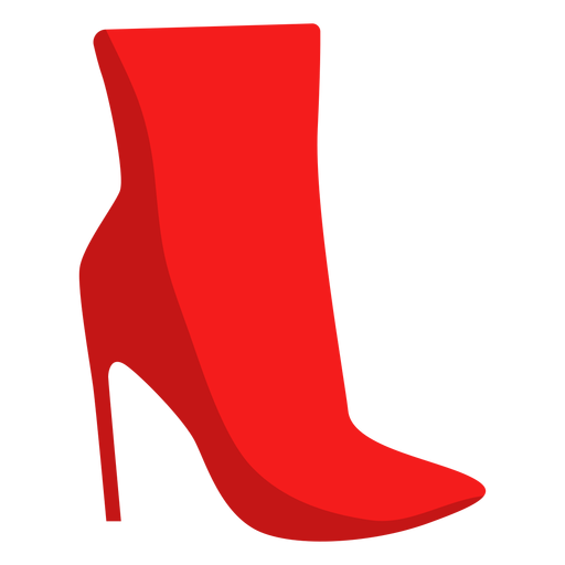 Ankle Boot Stiletto flach PNG-Design