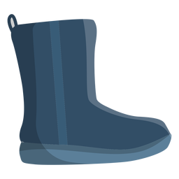 Bota ugg bota de fieltro bota de piel alta bota de raya plana Diseño PNG