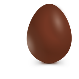 Schokoladenei-Schokoladenillustration PNG-Design