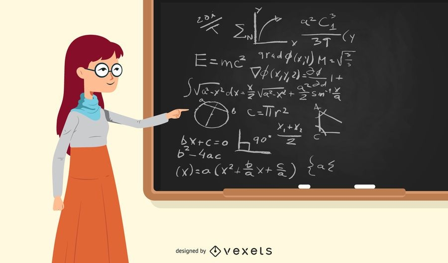 Download Redhead School Teacher Illustration - Vector Download