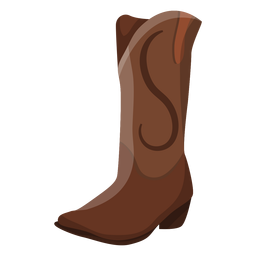 Ilustración de patrón de tacón de bota alta
