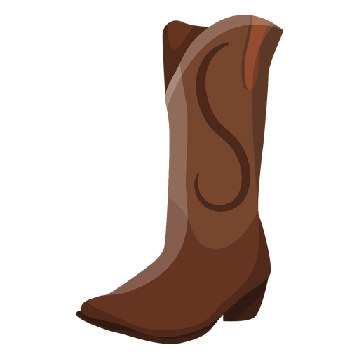 High boot heel pattern illustration
