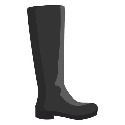 High boot hessian boot flat PNG Design