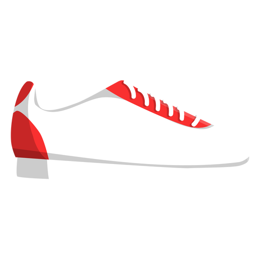 Jogging shoe lace trainers sneaker illustration PNG Design