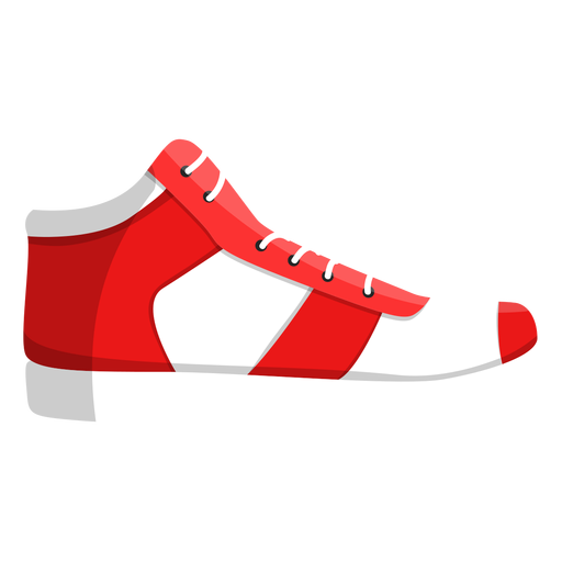 Ilustración de zapatilla de deporte de cordones de zapatillas de jogging Diseño PNG
