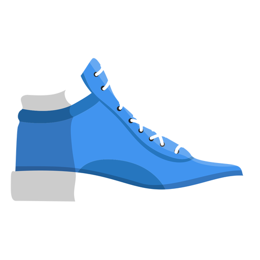 Ilustración de encaje de zapatillas de deporte de zapatillas de jogging Diseño PNG