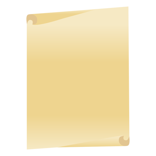 Blattpapier flach PNG-Design