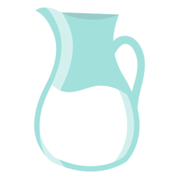 Milchkännchen flach PNG-Design