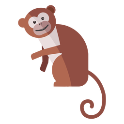 Focinho de perna de macaco liso Desenho PNG