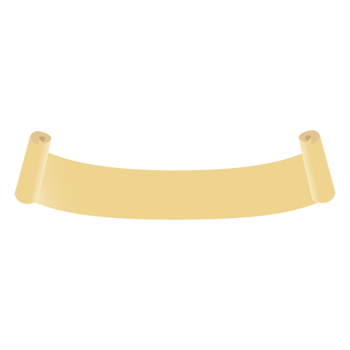Scroll roll flat PNG Design