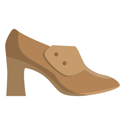 Shoe heel flat PNG Design