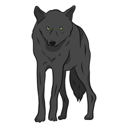 Wolf Raubtier Bein Illustration PNG-Design