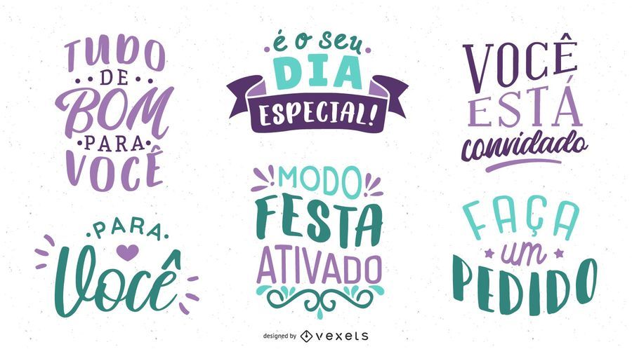 Conjunto de Letras de Aniversário para Portugal Conjunto de Letras de Aniversário para Portugal