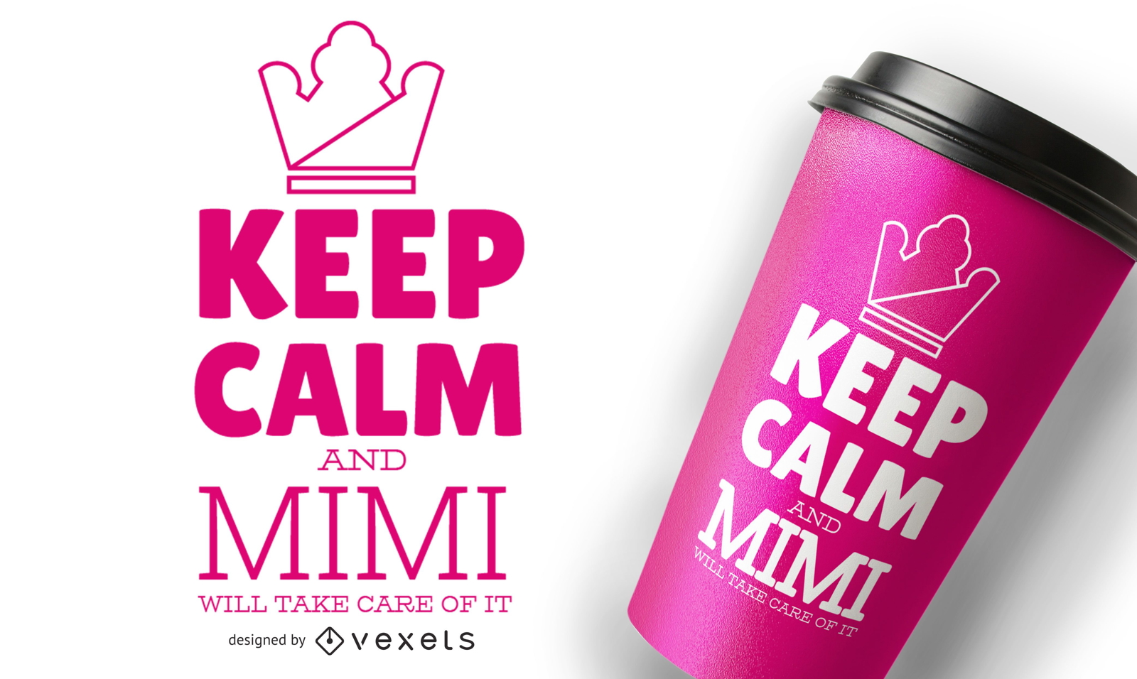 Keep Calm Mug Design