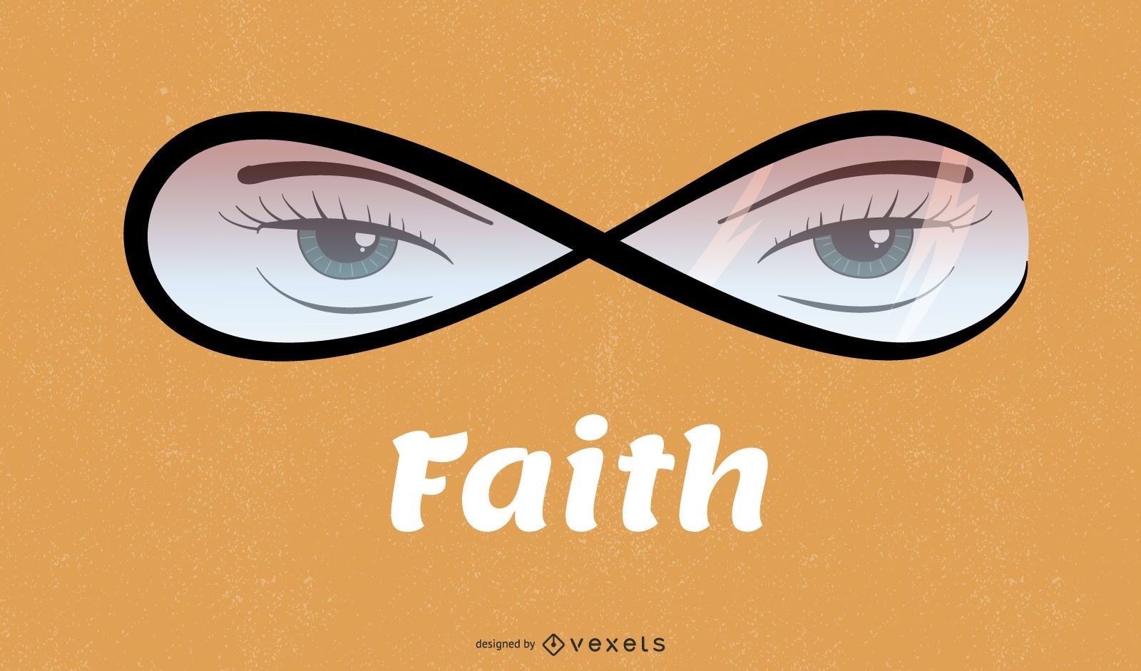 Faith Eyes Illustration