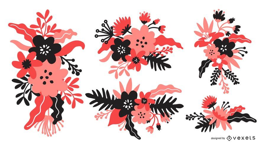 Flower Bouquet Set Flower Bouquet Set
