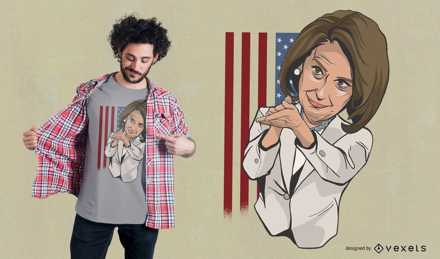 Nancy Pelosi Clapping T-Shirt Design Nancy Pelosi Clapping T-Shirt Design
