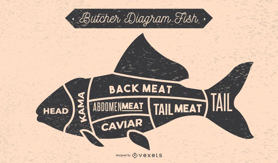 Fish Butcher Diagram Fish Butcher Diagram