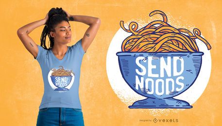 Enviar Noods Design de T-Shirt Enviar Noods Design de T-Shirt