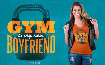 Gym Boyfriend T Shirt Design Gym Boyfriend T-Shirt Design