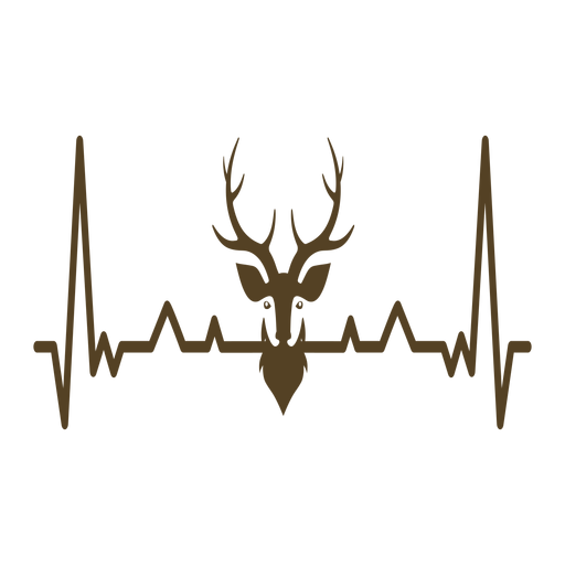 Deer Heartbeat Svg 0756