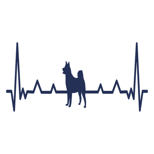 Download Heartbeat Dog Cardiogram Stroke Transparent Png Svg Vector File PSD Mockup Templates