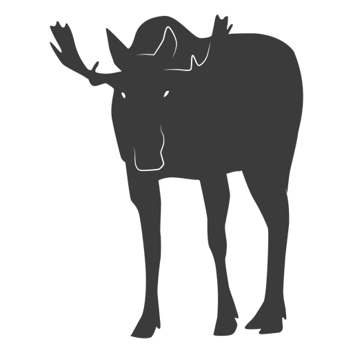 Download Moose Elk Antler Hoof Silhouette Animal Transparent Png Svg Vector File