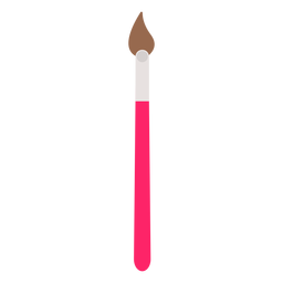 Herramienta de pintura cepillo de cerdas planas Diseño PNG