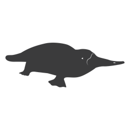 Platypus Tail Duckbill Beak Silhouette PNG & SVG Design For T-Shirts