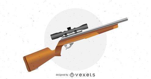 Sniper Rifle Vector